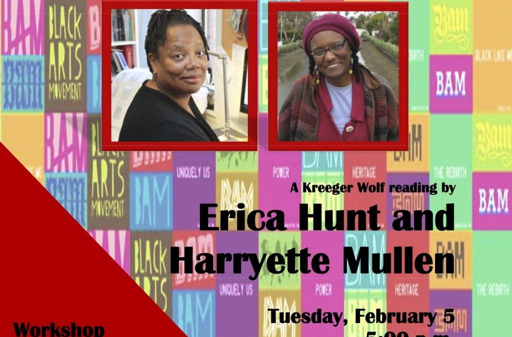 February 5 & 6, 2013: Erica Hunt and Harryette Mullen