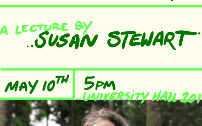 Susan Stewart on “The Nature of Nature Poetry, Thursday May 10th 2018