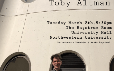 Reading with Toby Altman, Tuesday, March 8th 2022