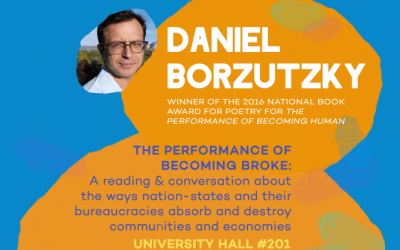A Reading & Conversation with Daniel Borzutzky, Thursday, February 3rd 2017