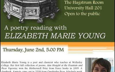 A Poetry Reading with Elizabeth Marie Young, Thursday, June 2nd 2011